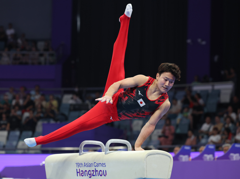 体操男子个人全能决赛大赛场上精彩纷呈的简单介绍